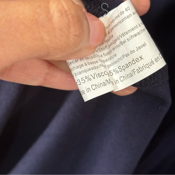 Casual Tiered Dress with Pockets V Neck Ruffle Dress Size Large - Picture 11 of 12